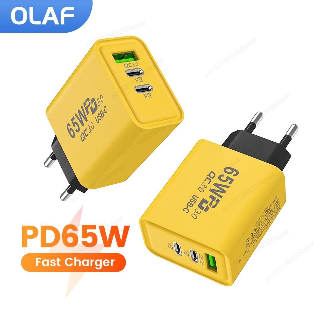Olaf Pd 65W USB C Ÿ ,   3.0 ޴  ,  ȭ̿ USB  